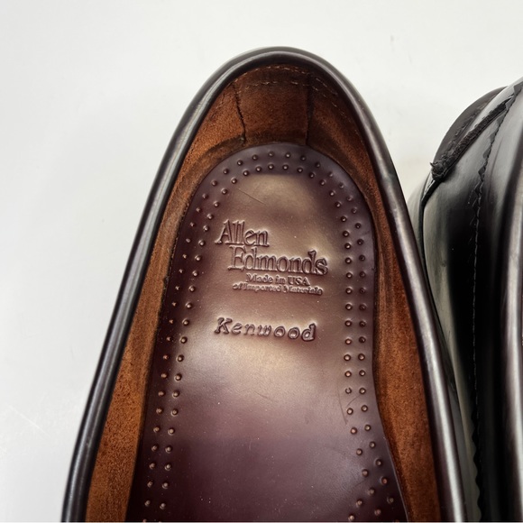 Allen Edmonds Kenwood leather loafers brown - 12E - Picture 6 of 10